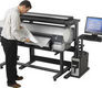 Colortrac Universal Repro Large Format Scanner Stand: Shown with Canon iPF Large formta Printer