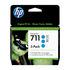HP 711 CZ134A Designjet T120/T125/T130/T520/T525/T530 Series Cyan 29ml Ink Cartridges (3 Pack)
