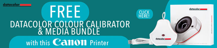 Free Datacolor Colour Calibrator & Media bundle with Canon Pro & GP series printers!
