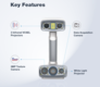 Shining 3D Einscan H2 Handheld 3D Scanner (6970163084121): EinScan H2_ANNOTATED IMAGE