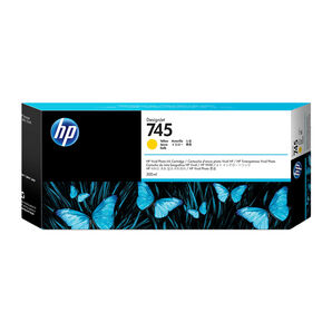 HP 745 F9K02A Designjet Z2600/Z5600 Series Yellow 300ml Ink Cartridge