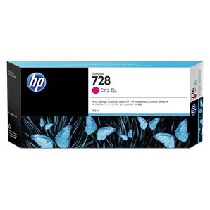 HP 728 F9K16A Designjet T830/T730 Series Magenta 300ml Ink Cartridges
