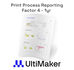 UltiMaker Print Process Reporting for Factor 4 (1yr) (A42-233402)