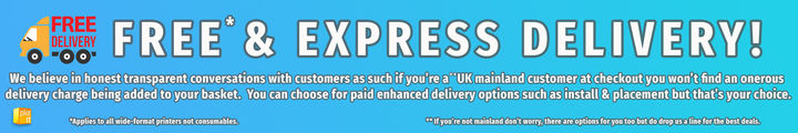 FREE EXPRESS DELIVERY ON ALL PLOTTERS