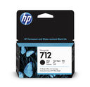 HP 3ED70A 712 38ml Black Ink Cartridge | DesignJet T230 T250 T630 T650 Studio - HP 712 38-ml Black DesignJet Ink Cartridge 3ED70A