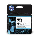 HP 712 80ML black ink 3ED71A - HP 712 80ml Black Designjet Ink Cartridge 3ED71A