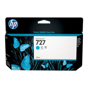 HP 727 B3P19A Designjet T920/T930/T1500/T1530/T2500/T2530 Series Cyan 130ml Ink Cartridge