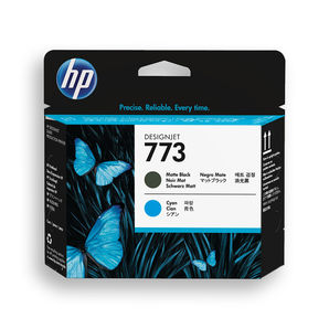 HP 773 C1Q20A Matte Black & Cyan Printhead Designjet Z6600 Series