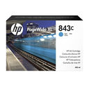 HP 843C PageWide XL 4000/4500/5000 Cyan Ink Cartridge 400ml (C1Q66A) - HP 843C PageWide XL 4000/4500/5000 Cyan Ink Cartridge 400ml (C1Q66A)
