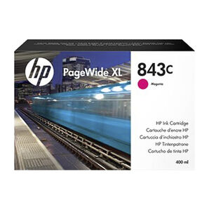 HP 843C PageWide XL 4000/4500/5000 Magenta Ink Cartridge 400ml (C1Q67A)