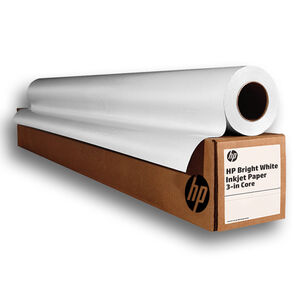 HP L4Z43A Bright White Inkjet Paper 90g/m² for HP PageWide Technology 33.1" 841mm x 152.4m roll