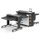 HP PageWide XL Pro Sheet feeder front side view with printer - HP PageWide XL Pro Sheet Feeder (8SB05A)