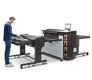 HP PageWide XL Pro Sheet Feeder (8SB05A): HP PageWide XL Pro Sheet feeder in operation full view