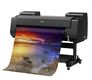 Canon imagePROGRAF PRO-4000S 44" Photo Printer: iPF PRO-4000S, front side view with print