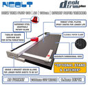 Neolt Desk Trim Plus 130_NEW PRODUCT LAYOUT_PLOT-IT - Neolt Q547 Desk Trim Plus 130 A0 Rotary Paper Trimmer with Stand or Desktop