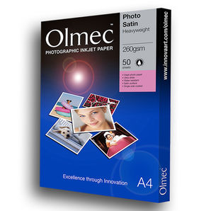 Olmec OLM-061-S0297-050 Photo Satin Heavyweight 260g/m² A3 size (50 Sheets)