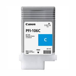 Canon PFI-106C Cyan 130ml Ink Cartridge (6622B001AA)