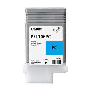 Canon PFI-106PC Photo Cyan 130ml Ink Cartridge (6625B001AA)