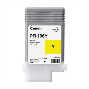 Canon PFI-106Y Yellow 130ml Ink Cartridge (6624B001AA)