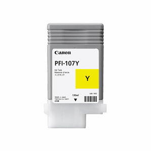 Canon PFI-107Y Yellow 130ml iPF670 iPF680 iPF770 & iPF780 Ink Tank (6708B001A)