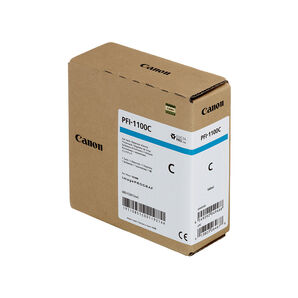 Canon PFI-1100C Cyan 160ml  PRO-2000/2100 PRO-4000/4100(S) PRO-6000/6100(S) Ink Cartridge (0851C001AA)