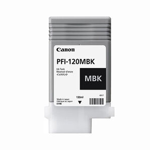 Canon TM-200/TM-300 & GP-200/GP-300 PFI-120MBK Matte Black 130ml Ink Cartridge (2884C001AA)