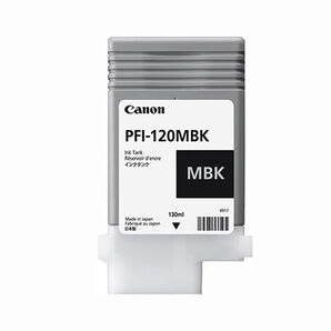 Canon TM-200/300 & GP-200/300 Series PFI-120MBK Matte Black 130ml Ink Cartridge (2884C001AA)