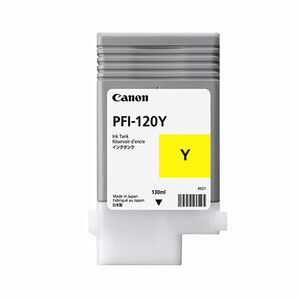 Canon TM-200/300 & GP-200/300 Series PFI-120Y Yellow 130ml Ink Cartridge (2888C001AA)