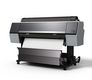 Epson SureColor SC-P9000 VIOLET 44" A0 Large Format Printer (C11CE40301A1): front side view, with paper