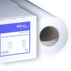 SiHL Solvent Photo Paper PE 240 Glossy 240g/m² 3454-54-30-3 54" 1372mm x 30m roll