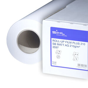 SiHL Roll-Up Film Plus 210 SB Matt AQ 210/m² 3597-40-46-23 40" 1016mm x 46m roll
