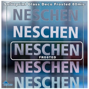 Neschen Solvoprint Glass Deco Frosted 80mic 6039784 54" 1370mm x 30m roll
