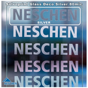 Neschen Solvoprint Glass Deco Silver 80mic 6038507 54" 1370mm x 30m roll