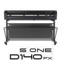 Summa S One D140(FX) Dragknife Desktop Cutter - Summa S One D140FX Dragknife Cutter w/ integral stand, basket & media support system S1D140FX