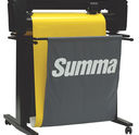 Summacut D60 shown with optional Stand & Media Basket - Summa SummaCut R D60 24" Vinyl Cutter D60R-2E 