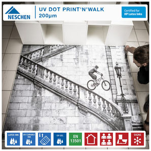 Neschen UV Dot Print'n'Walk Floor Graphics Film 200µm 6037897 54" 1372mm x 30m roll