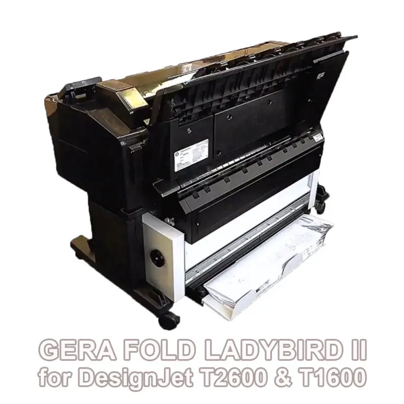 Gera GERAFOLD Ladybird II showing folded media