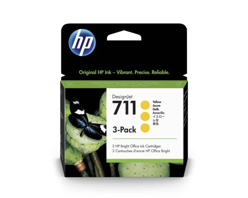 HP 711 29-ml yellow triple pack