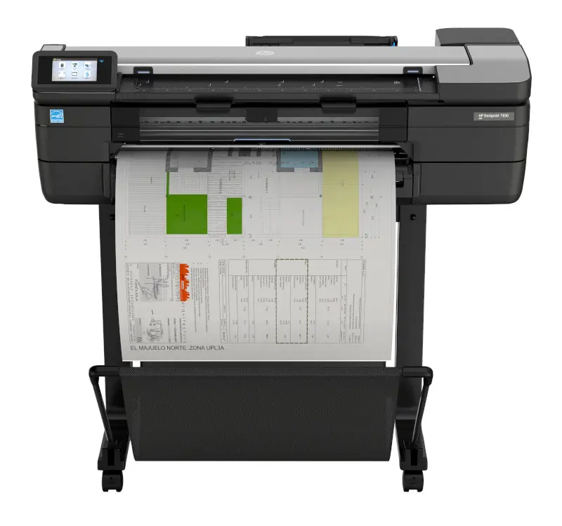 HP DesignJet T830 "4-inch with plot