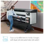 HP Z6 Pro 64 inch Printer in use