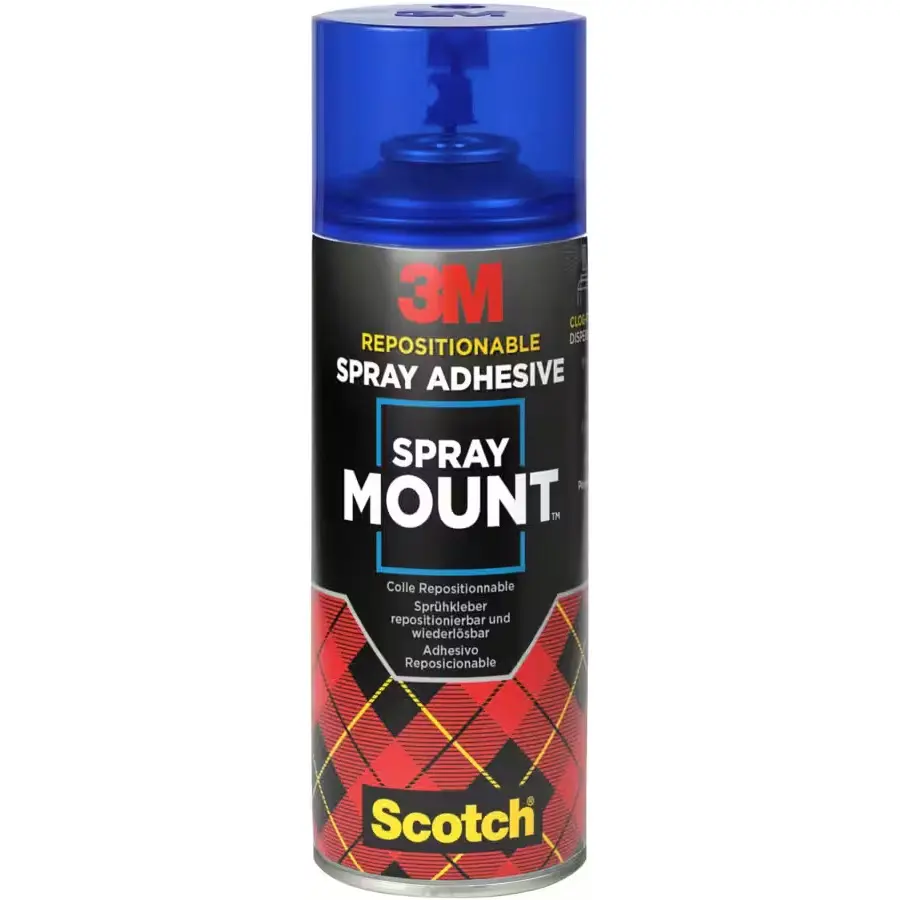 3M Scotch SprayMount Repositionable Adhesive Spray 200ml / 400ml