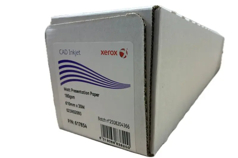 Xerox 180gsm matte Coated Inkjet Plotter Roll