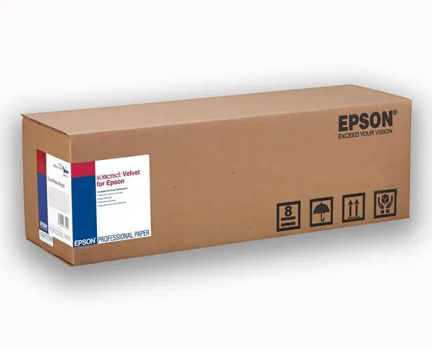 Epson C13S041703 Somerset Enhanced Velvet Paper 255g/m² 44″ 1118mm x 15m roll