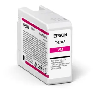 Epson T47A3 Vivid Magenta Ink Cartridge - 50ml