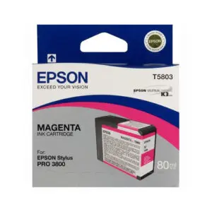 Epson T5803 Magenta Ink Cartridge - 80ml