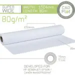 60-inch roll of CAD Plot Plotter Paper