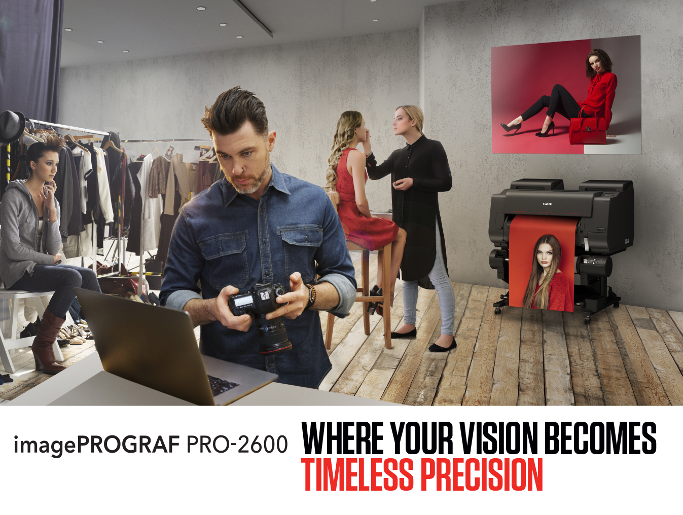 Canon Pro-2600 24" in studio setting