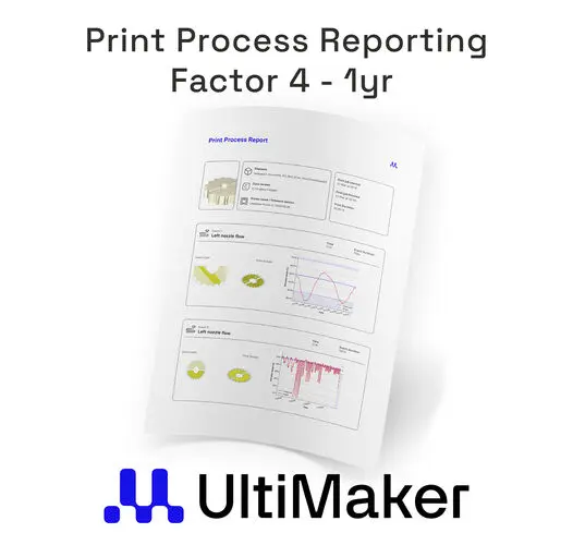 UltiMaker Print Process Reporting for Factor 4 (1yr) (42-233402)