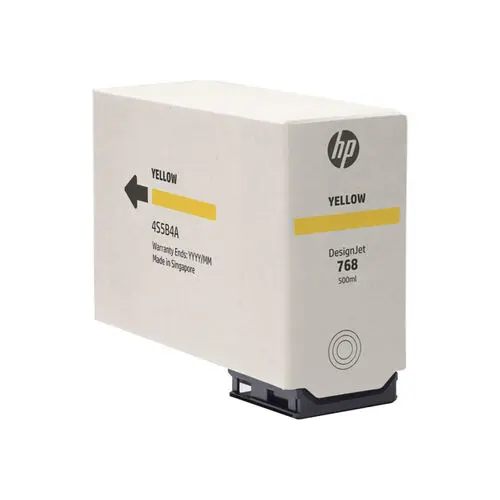 HP 768 Yellow DesignJet 500ml Ink Cartridge (4S5B4A)