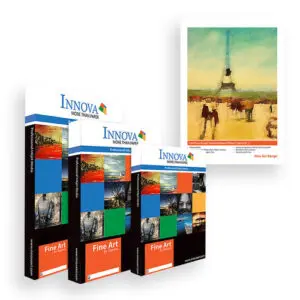 Innova IFA-013-S0329-025 Cold Press Rough Natural White Cotton 315g/m² A3+ size Inkjet paper (25 Sheets)